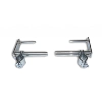 Paper roll holder adaptable to examination table in chromed steel